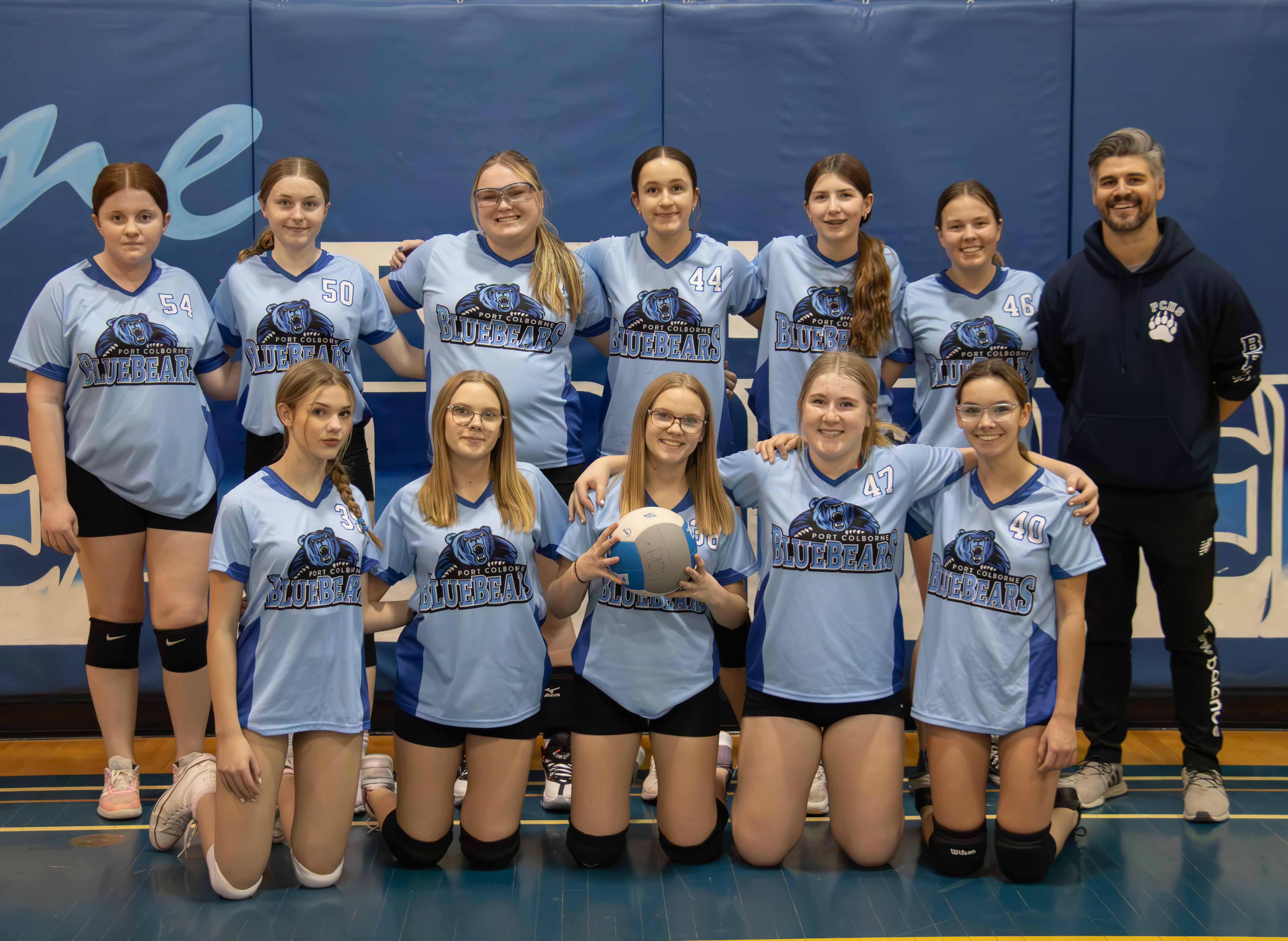 jr girls v ball team