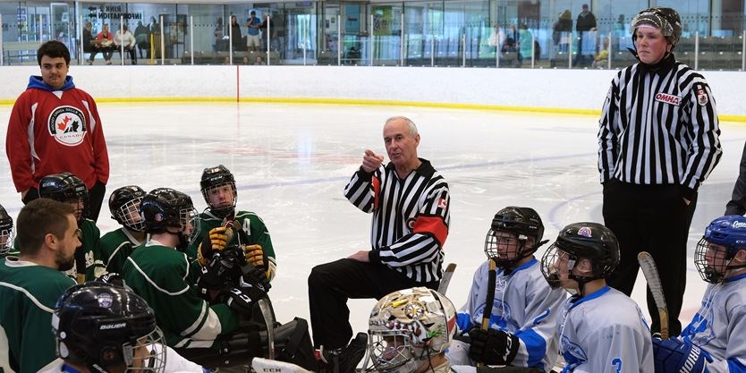 First Ever Hs Sledge Hockey Game